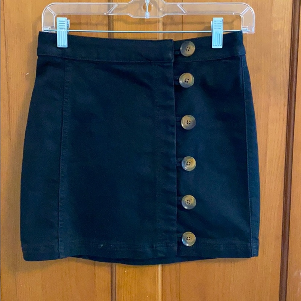 Black Free People Skirt